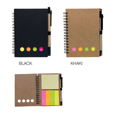 Eco Wire O Notebook with Pen and Post it Corporate Gifts Singapore