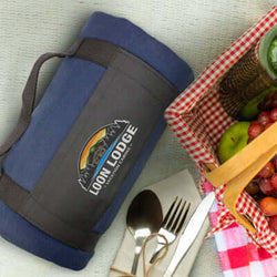 Glasgow Fleece Blanket with Strap Corporate Gift Singapore