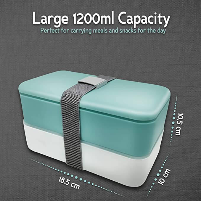 2-Tier Lunch Box with Rubber Tie Corporate Gifts Singapore