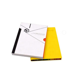 Hard Cover Leather Notebook with Rainbow Edge Corporate Gifts Singapore