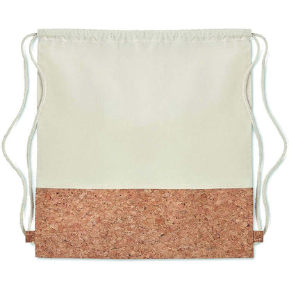 Eco-Friendly Cotton and Cork Drawstring Bag Corporate Gifts Singapore