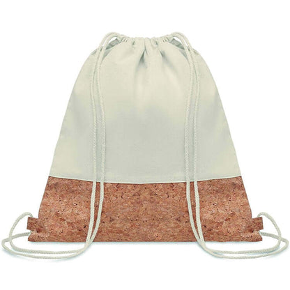 Eco-Friendly Cotton and Cork Drawstring Bag Corporate Gifts Singapore