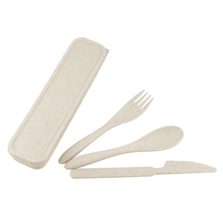 Wheat Straw Cutlery Set with Knife Corporate Gifts Singapore