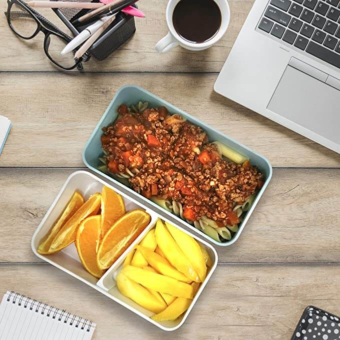 2-Tier Lunch Box with Rubber Tie Corporate Gifts Singapore