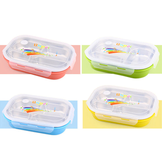 Stainless Steel Bento Lunch Box with Plastic Lid Corporate Gifts Singapore