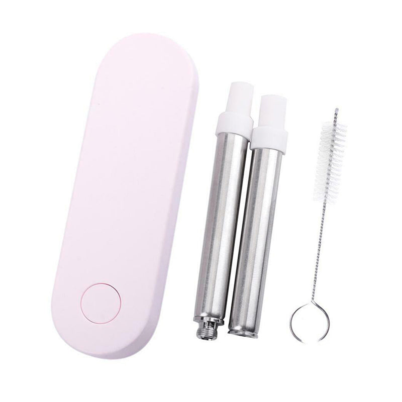 Collapsible Stainless Steel Metal Straw with Brush Corporate Gifts Singapore
