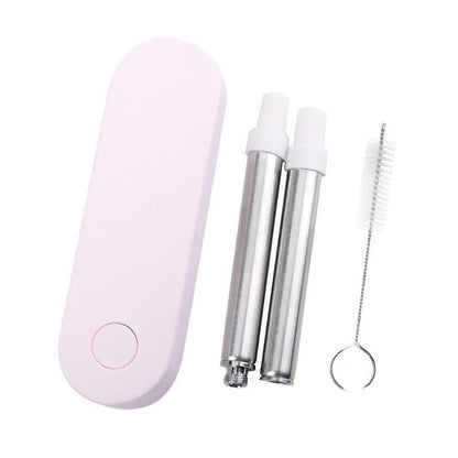 Collapsible Stainless Steel Metal Straw with Brush Corporate Gifts Singapore