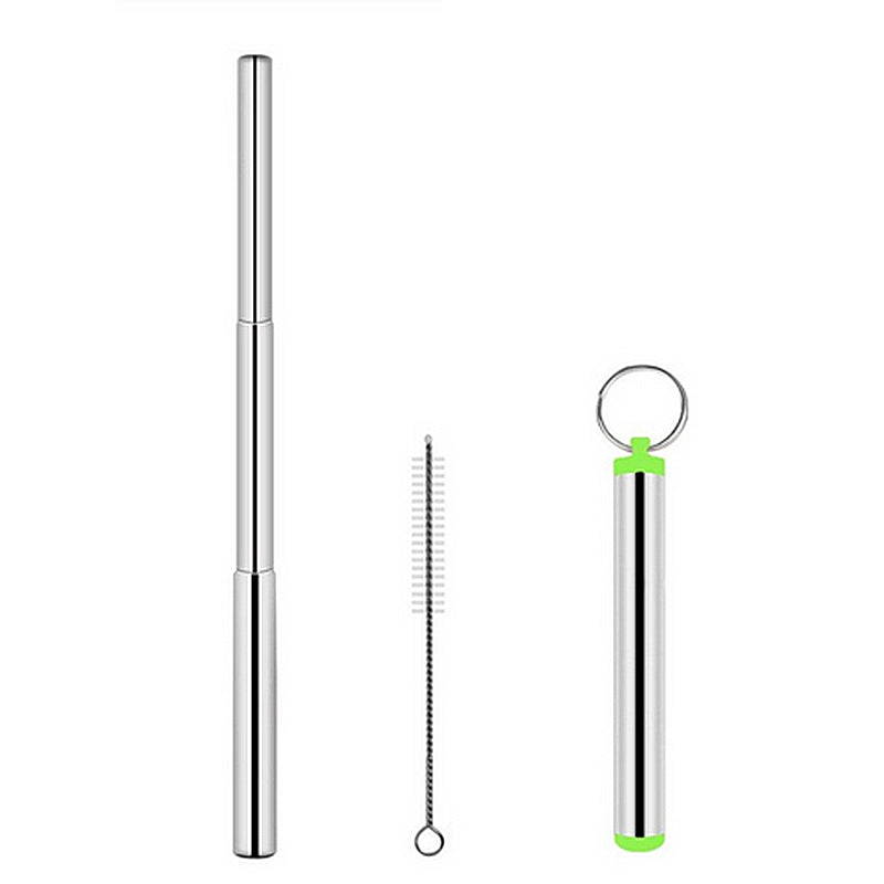 Portable Stainless Steel Eco Friendly Telescopic Traveling Drinking Straw Corporate Gifts Singapore
