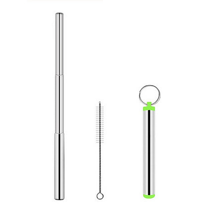 Portable Stainless Steel Eco Friendly Telescopic Traveling Drinking Straw Corporate Gifts Singapore