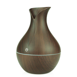 Wooden Vase-Shape Ultrasonic Aroma Diffuser Corporate Gifts Singapore