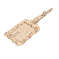 Eco-friendly Cork with PU Leather Luggage Tag Corporate Gifts Singapore