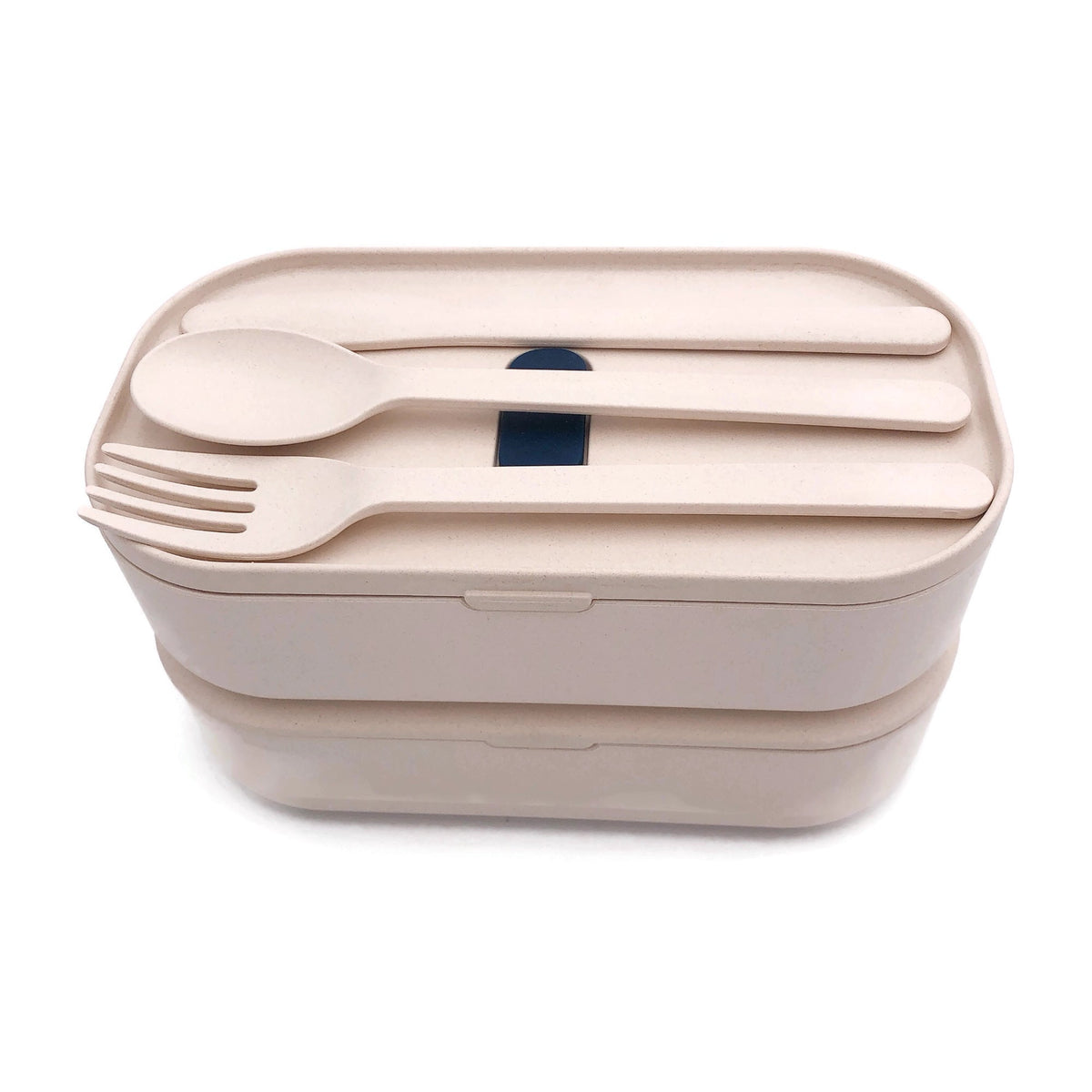 Eco-Friendly Bamboo 2-Tier Lunch Box with Cutlery Set Corporate Gifts Singapore