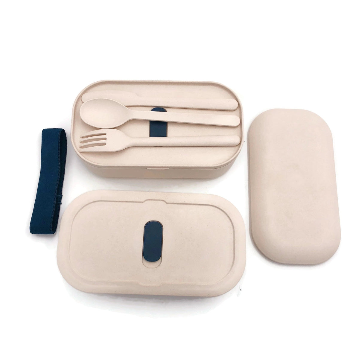 Eco-Friendly Bamboo 2-Tier Lunch Box with Cutlery Set Corporate Gifts Singapore