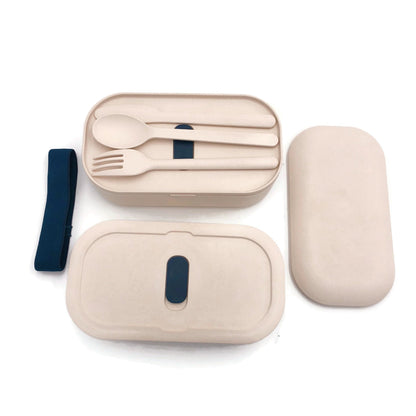 Eco-Friendly Bamboo 2-Tier Lunch Box with Cutlery Set Corporate Gifts Singapore