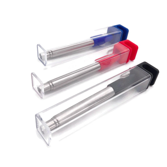 Telescopic Reusable Metal Straw with Silicone Tips Corporate Gifts Singapore
