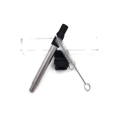 Telescopic Reusable Metal Straw with Silicone Tips Corporate Gifts Singapore