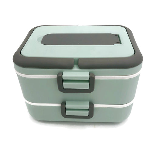 Easy Lock Double Layer Lunch Box with Spoon Corporate Gifts Singapore