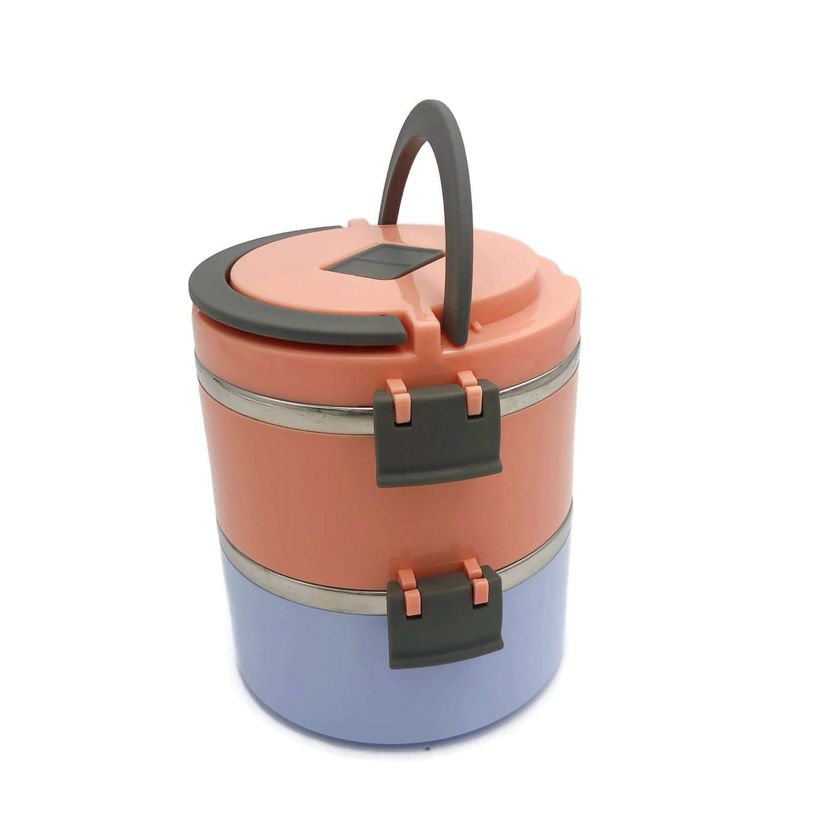 Round Thermos Tiffin Stainless Steel Lunch Box Corporate Gifts Singapore