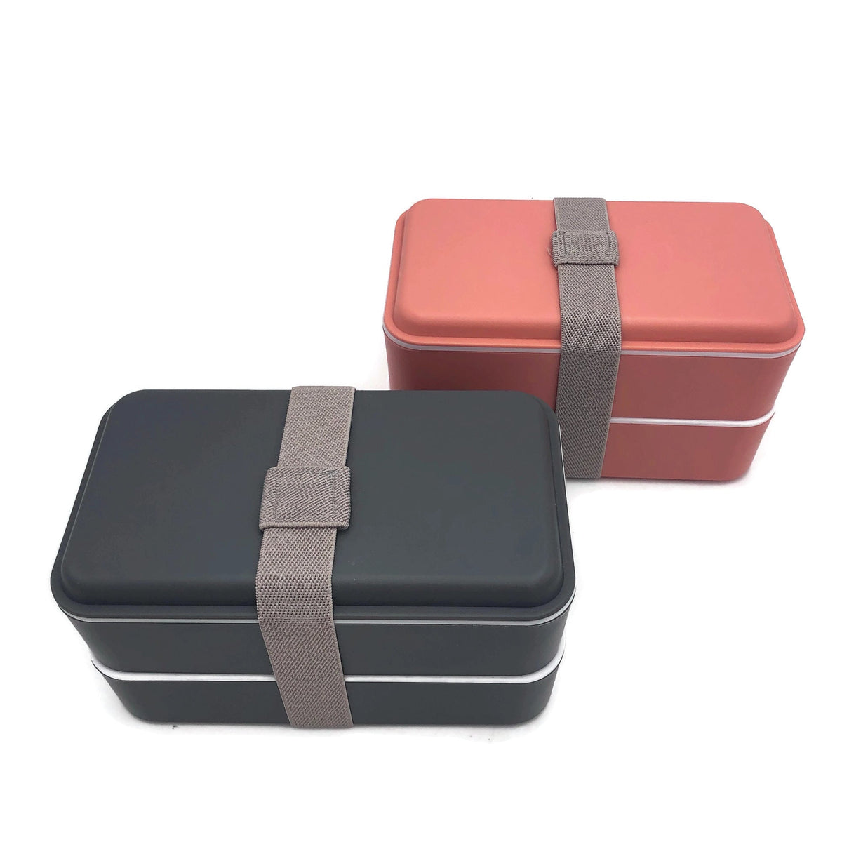 Double Layer Lunch Box with Rubber Tie Corporate Gifts Singapore