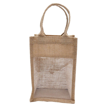 Jute Bag with Window Corporate Gifts Singapore
