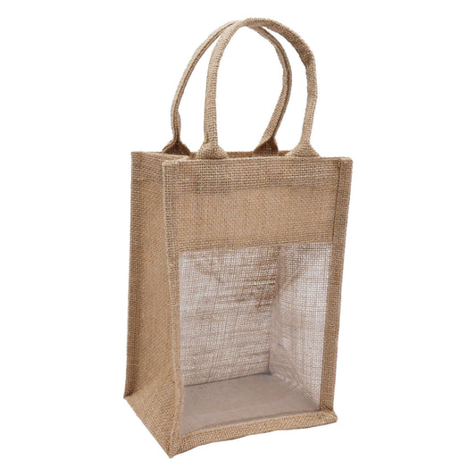 Jute Bag with Window Corporate Gifts Singapore