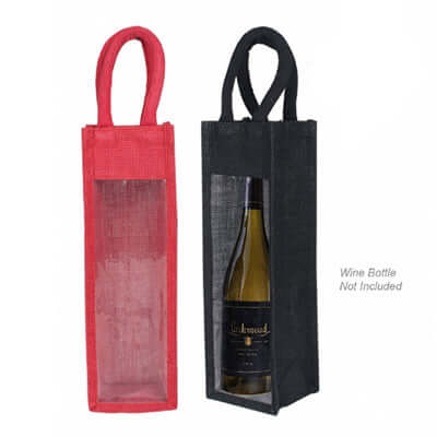 Jute Wine Bag Corporate Gifts Singapore