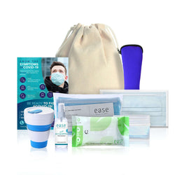 Care Pack in Eco-Friendly Drawstring Bag Corporate Gifts Singapore