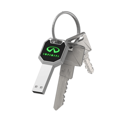 Key Shaped USB Flash Drive with LED Logo Corporate Gifts Singapore