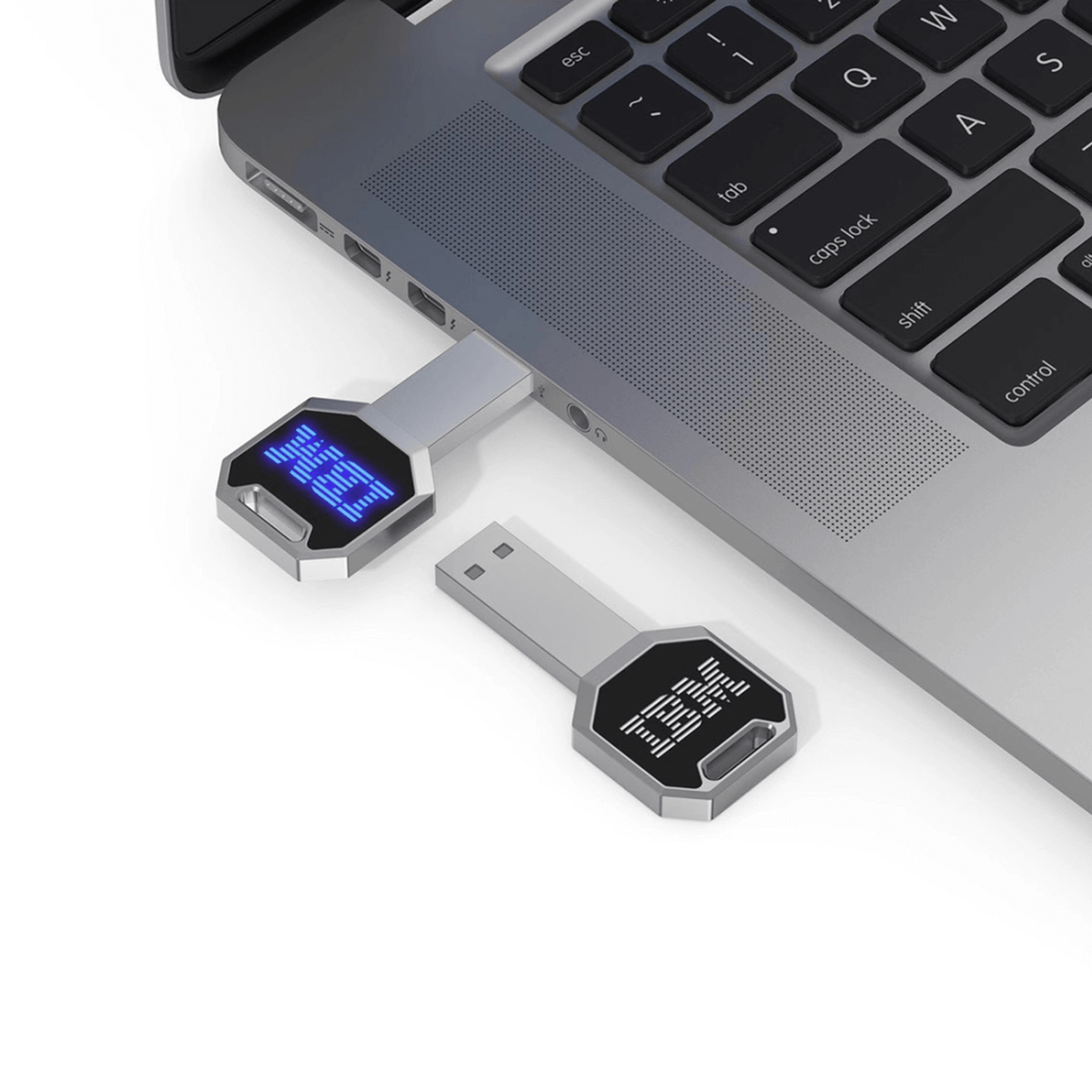 Key Shaped USB Flash Drive with LED Logo Corporate Gifts Singapore