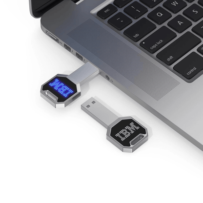 Key Shaped USB Flash Drive with LED Logo Corporate Gifts Singapore