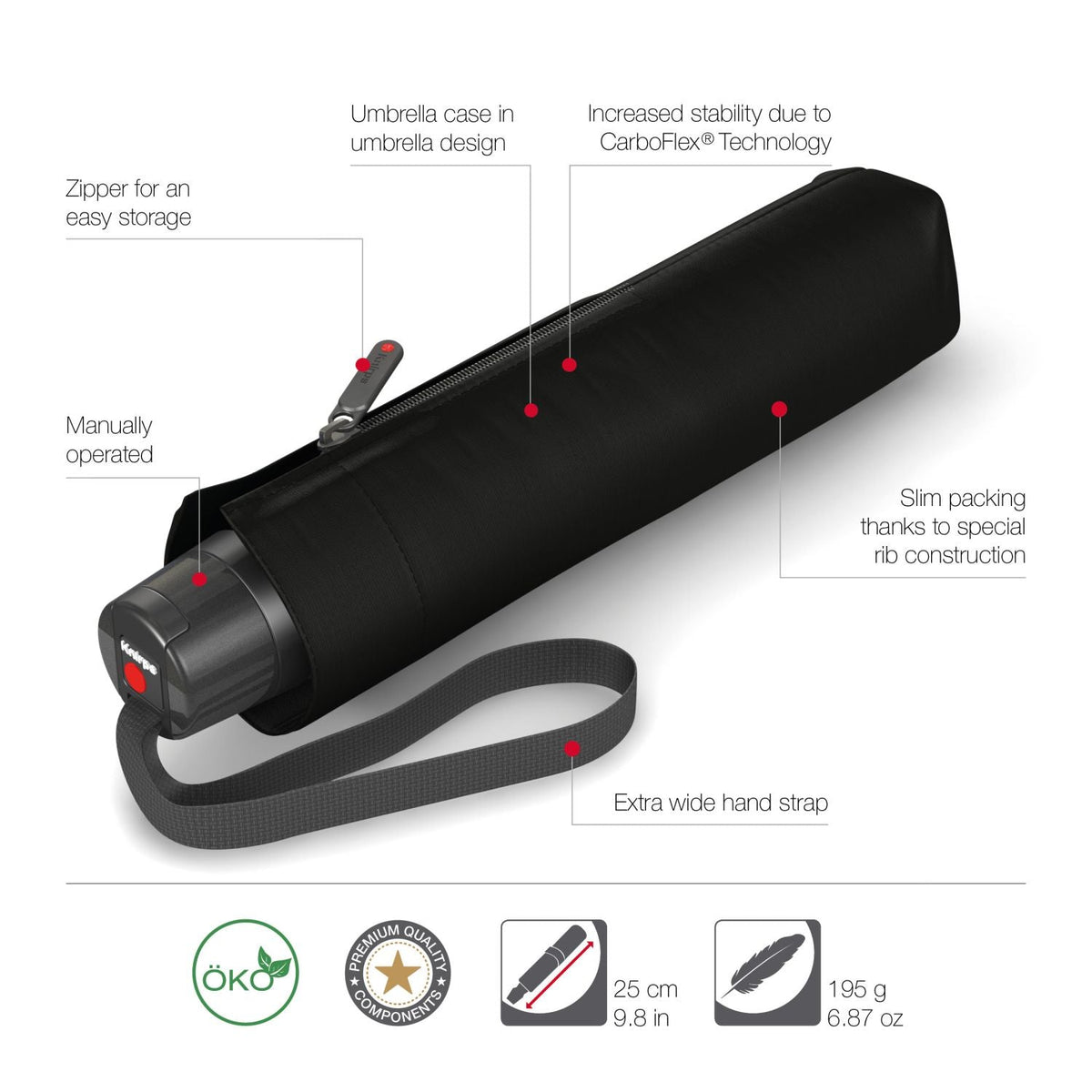 Knirps T.050 Medium Manual Umbrella Corporate Gifts Singapore