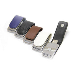 Leather Magnetic Flip USB Drive Corporate Gifts Singapore