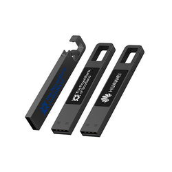 Metal Hook USB Flash Drive with LED Logo Corporate Gifts Singapore