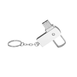 Metal Swivel USB Drive with Keychain Corporate Gifts Singapore