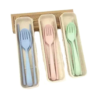 Wheat Straw Cutlery Set Corporate Gifts Singapore