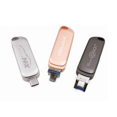Swivel OTG USB Drive with Oval Loop Corporate Gifts Singapore