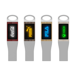 Oval Hook USB Flash Drive with LED Logo Corporate Gifts Singapore