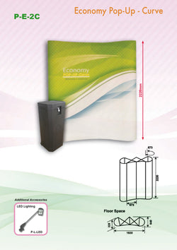 Pop Up Curve Backdrop Corporate Gifts Singapore