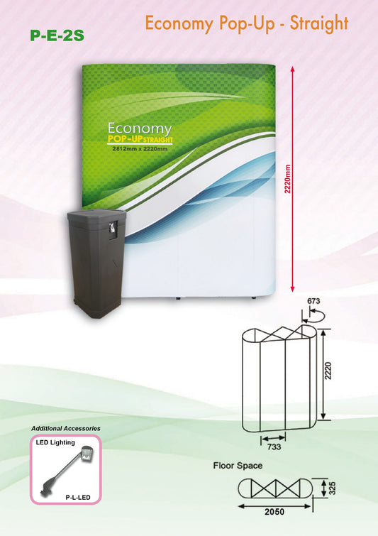 Pop Up Straight Backdrop Corporate Gifts Singapore