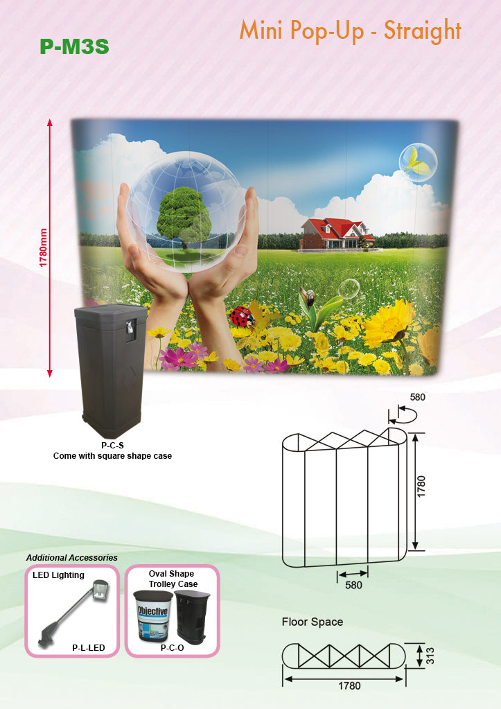Pop Up Straight Backdrop Corporate Gifts Singapore
