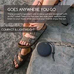 Blackdot Pancake Wireless Waterproof Speakers with In-Built Mic Corporate Gifts Singapore