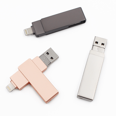 Rectangular Swivel OTG USB Drive (IOS) Corporate Gifts Singapore