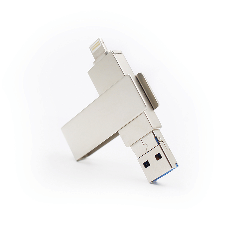 Rectangular Swivel OTG USB Drive (IOS) Corporate Gifts Singapore