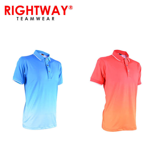 Rightway MOF 30 Neon-Tech Gradient Polo T-Shirt Corporate Gifts Singapore