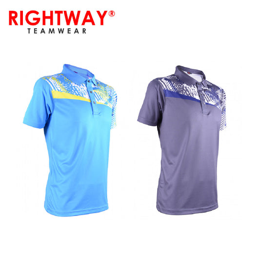 Rightway MOF 34 Neon-Tech Asymmetric Collared Sublimation Polo T-Shirt Corporate Gifts Singapore