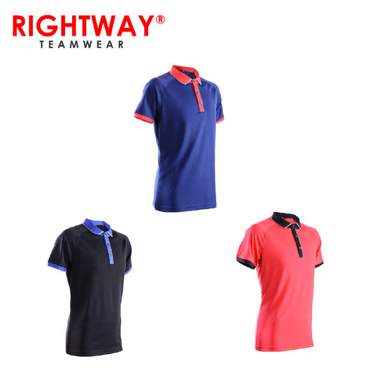 Rightway MOP 46 Reflective Placket Design Polo T-Shirt Corporate Gifts Singapore