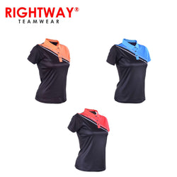Rightway WOP 43 Women Reflective Cross Design Polo T-Shirt Corporate Gifts Singapore