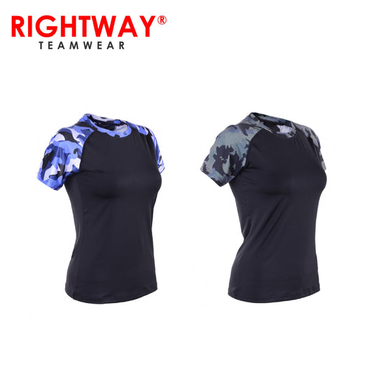 Rightway WOR 47 Women Sublimation Round Neck T-Shirt Corporate Gifts Singaporee