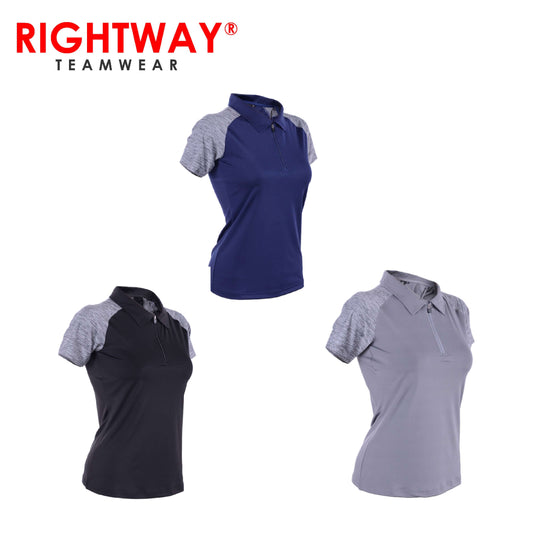 Rightway WOZ 44 Women Zipper Under-Armour Inspired T-Shirt Corporate Gifts Singapore