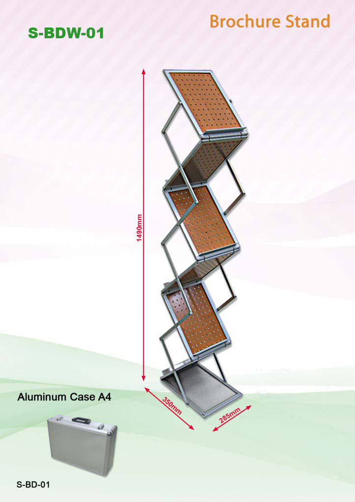 Wooden Brochure Stand Corporate Gifts Singapore